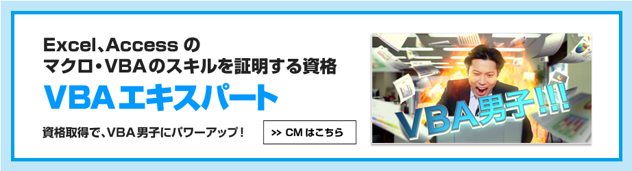 VBAエキスパート CM